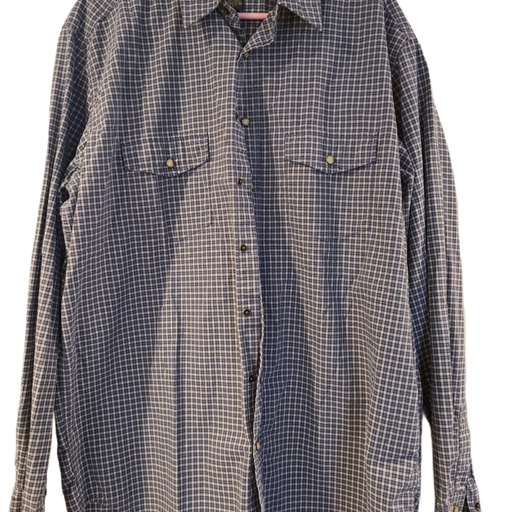 Eddie Bauer LT Pearl Button long sleeve shirt